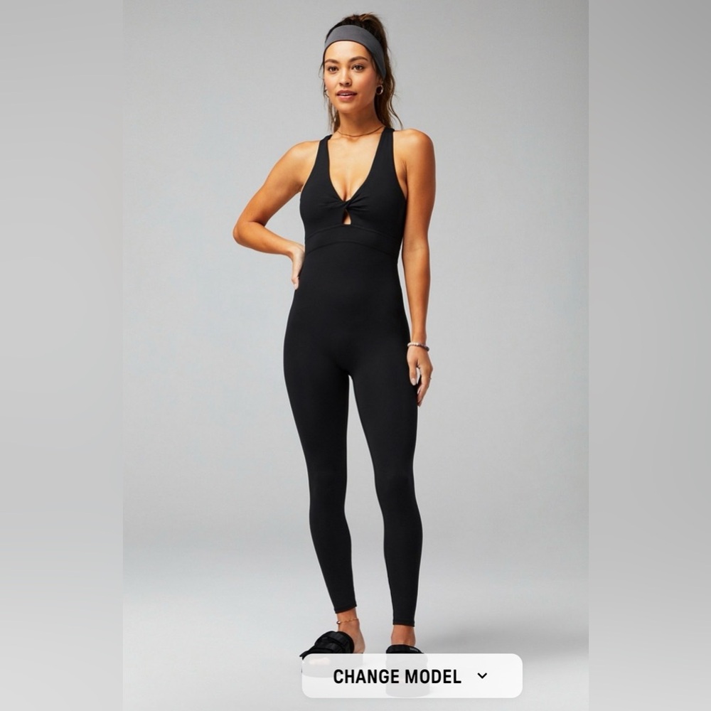Fabletics Oasis Twist Front 7/8 Jumpsuit